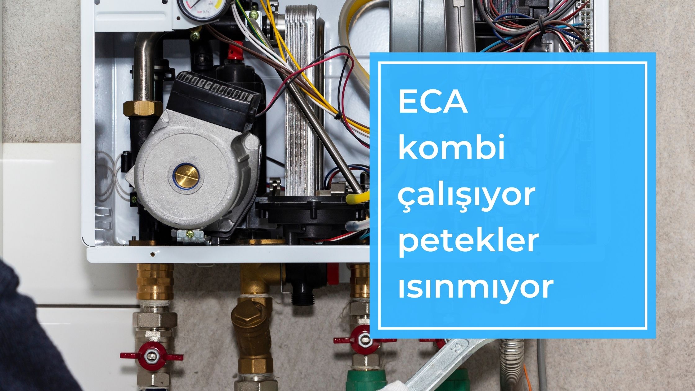 ECA Kombi Çalışıyor Petekler Isınmıyor